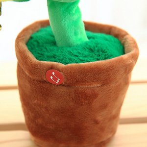 Juguete de Peluche de Girasol Eléctrico de Algodón PP con Saxofón USB, 120 Canciones, Baila y Canta para Niños - Product Image 6