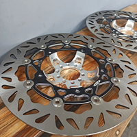 Disque de frein flottant personnalisé pour moto, composants de frein de moto en acier, moyeu central en aluminium anodisé, pièces de moteur usinées CNC