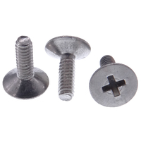 Sekrup miniatur produsen sekrup Cina ukuran benang khusus M0.6 M0.8 M1.0 M1.2 sekrup jam miniatur