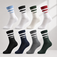 Chaussettes de cyclisme personnalisées avec logo, chaussettes athlétiques respirantes avec soutien de la voûte plantaire, OEM ODM