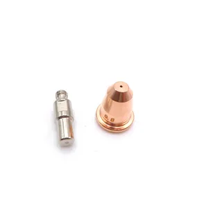 10 ensembles de consommables pièces pointe PD0116 0.6 0.8 0.9mm et électrode PR0110 adapté pour S25 S45 PT-40 PT60 torche de découpe Plasma