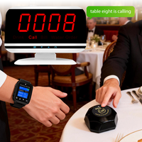 Système d'appel avec pagers étanches, bouton d'appel avec récepteur distant, bracelet vibrant, bouton d'appel de bureau