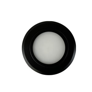 Mini spot lumineux LED circulaire tactile pour l'intérieur, disponible en noir mat, 12/24V, idéal pour un salon ou un Campervan - Product Image 4