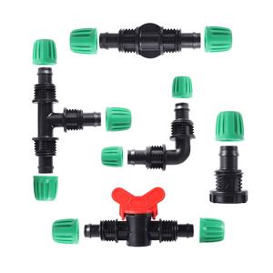 Kit de raccords d'irrigation <span class=keywords><strong>pour</strong></span> l'agriculture de jardin, système d'irrigation <span class=keywords><strong>automatique</strong></span>, micro-irrigation, raccords de tuyaux PE de 16 mm - Product Image 6