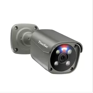 Metalen Behuizing 4K Outdoor 8mp Poe Ip Bullet Camera Voertuig Detectie Netwerk Hd Bewakingscamera