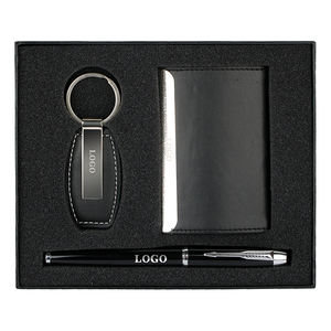 Vente en gros coffrets de cadeaux d'affaires promotionnels coffrets de cadeaux d'entreprise avec carte postale/stylo/porte-clés pour hommes et femmes - Product Image 6