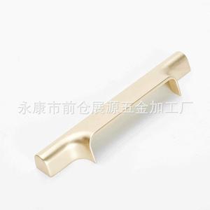 Furniture Handle Zinc Alloy Bar Minimalist <b>Cabinet</b> Drawer Pull <b>Gold</b> Plated Durable Hardware Accessory - Product Image 4
