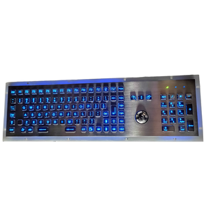 Ngành công nghiệp kiểm soát chữ nổi back-lit Bàn phím SUS304 nút nhúng cài đặt phòng không thấm nước công nghiệp kim loại Khung bàn phím - Product Image 2