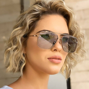 Lunettes de soleil carrées Mach Six Xh1261 en métal unisexe UV400 légères et tendance pour la protection solaire, les voyages, la conduite et la scène - Product Image 4