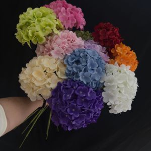 Flor de Hortensia Artificial de Seda Junheyuan, Rama Individual, Decoración para Bodas, Arreglo para Pasillo - Product Image 1