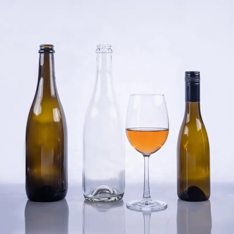 Ot-botellas de vino tinto de cristal de lujo, diferentes colores, 750ml
