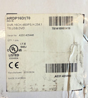 HRDP16D1T0 Enregistreur vidéo numérique 16 canaux H.264 16CH 480IPS 1TB USB DVD PLC