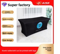 Nappe en Spandex Imprimée Personnalisée en Gros pour Événements - Anti-Plis, Résistante aux Taches, Logo Personnalisé pour Événements Sportifs Scolaires