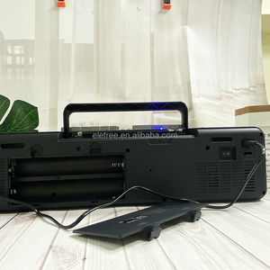 ELETREE Radio Retro de Doble Cubierta con Reproductor de Casetes, Sistema de Música Dual AM/FM/SW, Grabadora y Reproductor de Casetes Doble - Product Image 5