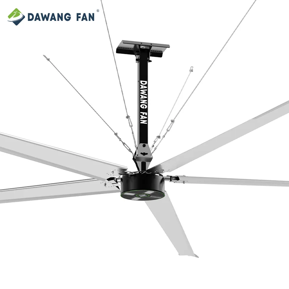 Grande Volume De Ar Industrial Grande Fazenda Ventilador 22ft 24ft Armazém Alumínio Fan Blade Hvls Fans