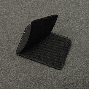 顔に貼る - フロントに刺繍されたモラルパッチ、長方形のベルクロバッジ、パッチング - Product Image 2