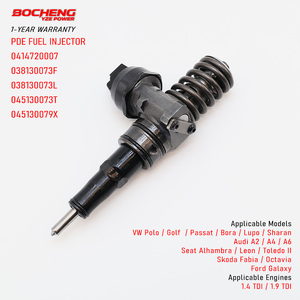 หัวฉีดน้ำมันดีเซลประสิทธิภาพสูง 0414720007 หัวฉีดแบบยูนิต 038130073T สำหรับเครื่องยนต์ VW Audi Skoda Seat 1.9 TDI PD - Product Image 1