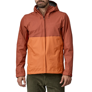 Veste matelassée légère imperméable et coupe-vent à capuche pour homme, avec blocs de couleur, pour l'hiver et les activités de plein air, fermeture éclair et détails boutonnés - Product Image 3