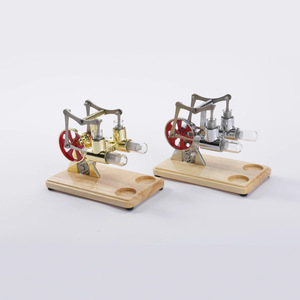 Modèle de générateur <span class=keywords><strong>Stirling</strong></span> à double barre pour l'enseignement de la physique et l'expérimentation scientifique, modèle d'expérimentation populaire - Product Image 1