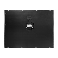 Panneau solaire flexible ETFE monocristallin à contact arrière de type N, couleur tout noir, 200W 220W, pour système solaire de balcon 800W