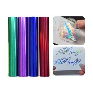 Lamina a freddo per trafilatura olografica <span class=keywords><strong>oro</strong></span> carta stampata a caldo lavabile pellicola di trasferimento di calore per imballaggi in plastica - Product Image 6