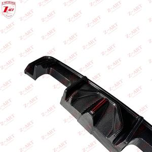Diffuseur arrière en Fiber de carbone sec Z-ART 2021 + avec LED pour BMW G80 G82 G83 lèvre arrière en Fiber de carbone préimprégnée pour BMW M3 <span class=keywords><strong>M4</strong></span> menton de queue - Product Image 3