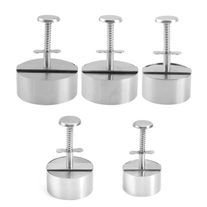 Ajuste hogar cocina Acero inoxidable hamburguesa fabricante cocina molde carne <span class=keywords><strong>prensa</strong></span> hamburguesa <span class=keywords><strong>prensa</strong></span> - Product Image 3