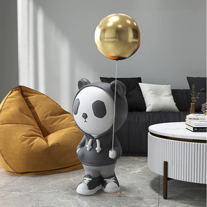 Panda Adornos personalizados Panda Figuritas Animal Artesanía Panda Regalos - Product Image 1