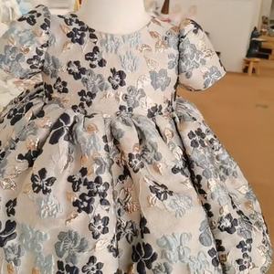 ชุดเดรสเจ้าหญิงลายดอกไม้สำหรับเด็กผู้หญิงแรกเกิดและร้อยวันงานปาร์ตี้ฤดูร้อน - Product Image 3