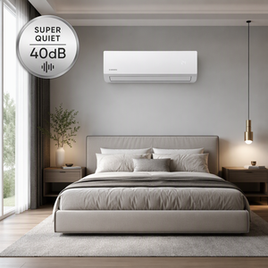 เครื่องปรับอากาศไฮบริดพลังงานแสงอาทิตย์ SEER 9000 BTU รุ่น R32 แบบติดผนัง ไม่ต้องใช้แบตเตอรี่ สำหรับห้องนอนและสำนักงาน UNP-ACDC9K WIFI 1.100% - Product Image 5