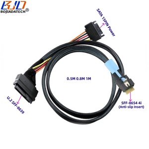 Nuevo Cable de Extensión de Datos Antideslizante 2026 con Conector Slimline SFF-8654 4i a SFF-8639 U.2 de 50CM, 80CM, 100CM para SSD <span class=keywords><strong>U2</strong></span> NVME - Product Image 1