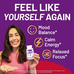 Extraits de plantes de safran de qualité supérieure, 90 capsules pour l'humeur et l'énergie, extrait de safran à base de plantes, capsules de safran - Product Image 4