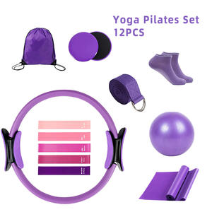 Kit de Pilates de Primera Calidad, Set de Pilates para Entrenamiento en Casa, Set de Calcetines de Pilates Antideslizantes, Equipo para <span class=keywords><strong>Principiantes</strong></span>, Portátil - Product Image 2