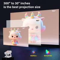 Projecteur à double écran YDH-C3, projecteur 4K, 800lm, 30-180 pouces, 1080P, prend en charge la 4K, Android 9, 2.4G 5G WIFI6, entreprise et éducation