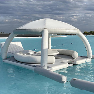 Summer Water Playing <strong>Inflatable</strong> <strong>Floating</strong> Island Partybana Yacht Toys - Product Image 4