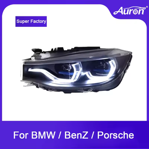 Faro Delantero de Doble Color para Serie 3 F34 2013-2019, Estilo Ikon, Amarillo y Blanco, DRL, 12V, Nuevo - Product Image 5