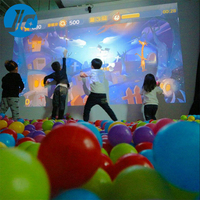 Petits jeux interactifs de projection de sol mural Projecteur de boule murale numérique interactif AR pour enfants