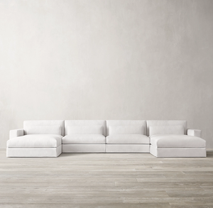 โซฟาผ้ารูปตัวแอล ดีไซน์ทันสมัย สไตล์ยุโรป หรูหรา สำหรับห้องนั่งเล่น - Product Image 2