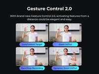 OBSBOT Tail Air Web Kamerası Akış Kamerası NDI Akış Kamerası 4K AI Takip PTZ Uygulama Hareket Kontrolü /USB-C/Kablosuz CMOS Sensör 1/1.8''