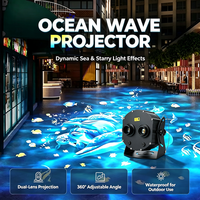 Éclairage architectural de scène étanche de lumière de projecteur de Gobo LED à double lentille professionnelle pour la décoration de façade de bâtiment IP65