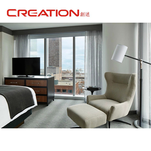 होटल फर्नीचर आपूर्तिकर्ता पर्यावरण के अनुकूल लकड़ी के बेडरूम के फर्नीचर सेट - Product Image 4