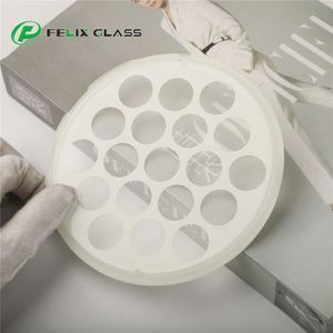 Produit en verre trempé personnalisé avec éclairage LED, forme plate, pour extérieur, style industriel, verre à niveaux - Product Image 2