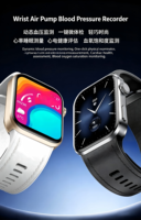 Reloj Inteligente 2026 con Medición de Presión Arterial, Alarma de Caídas, Seguimiento de Salud con IA 24H, Alta Precisión, OEM, para Cuidado en el Hogar de Personas Mayores, AMOLED 5