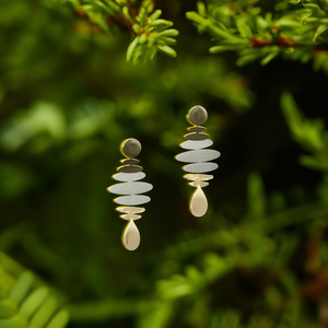 Fashion Drop <b>Earrings</b> 316L Stainless Steel PVD Gold Plating Sustainable Resistant Statement Jewelry - Product Image 3