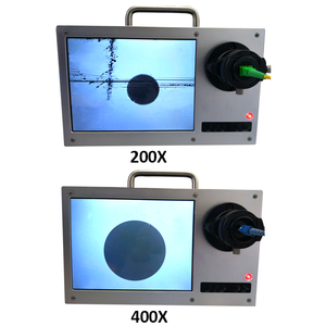 光ファイバー検査顕微鏡 80/200/400X 光ファイバー検査スコープ FM100E SC/FC/LC/MPOコネクタ用 8インチスクリーン付き - Product Image 6