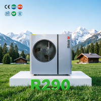 Pompe à chaleur R290/03ZR/9.31kW pour chauffage et refroidissement des espaces, A+++ faible bruit EVI -35 ° C CE CB ERP DHW WiFi Monobloc Inverter Air-eau