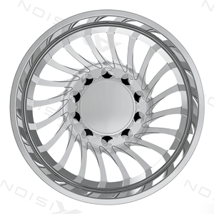 Rines Forjados DRW para Camioneta 22x8.25 24x8.25 26x8.25 10x225 Pulidos con Puntas para Ford F450 F550 Ram 4500 5500 - Product Image 6