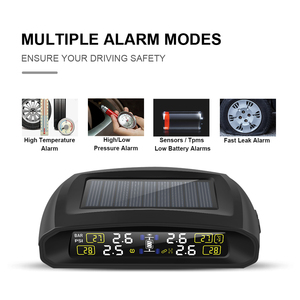 Giảm Giá Mạnh <span class=keywords><strong>Tpms</strong></span> Hệ Thống Giám Sát Áp Suất Lốp Không Dây Năng Lượng Mặt Trời Đồng Hồ Đo Áp Suất Kỹ Thuật Số Cảm Biến Bên Trong Cho Xe Hơi Ô Tô - Product Image 3