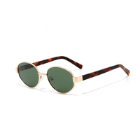Lunettes de soleil Everglint, best-seller, petites, ovales, en acétate avec métal, vintage, polarisées UV400, monture étroite rétro, mode homme femme
