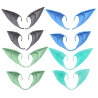 Oreilles d'elfe ange Oreilles en caoutchouc pour fée Cosplay Costume Accessoires Halloween Décoration Photo Props Adultes Enfants Jouets